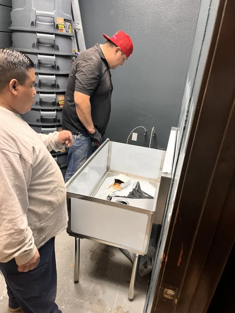 Commercial plumbing and sink installation in Mixville