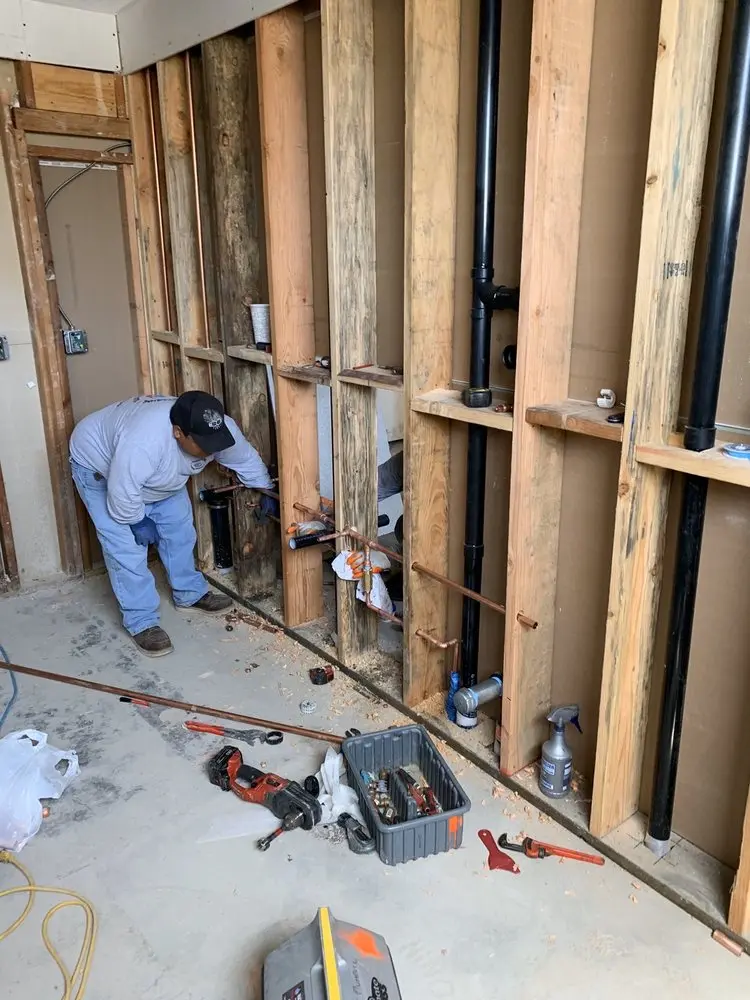 Commercial rough-in plumbing for Gas Line Repair in Mixville